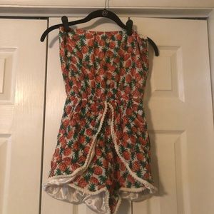 Pineapple romper
